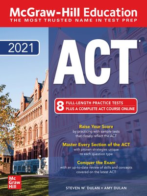 cover image of McGraw-Hill Education: ACT 2021